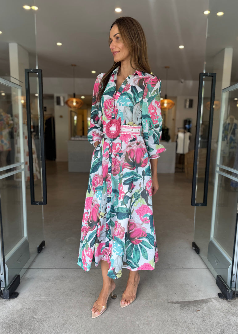 DONATELLA MAXI DRESS - PUNCH