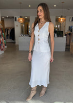 Load image into Gallery viewer, SARANDON SKIRT SET - WHITE
