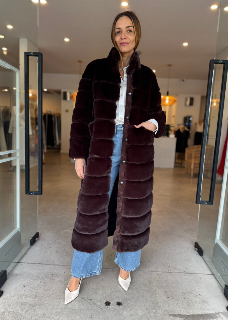 DAPHNE COAT - BROWN