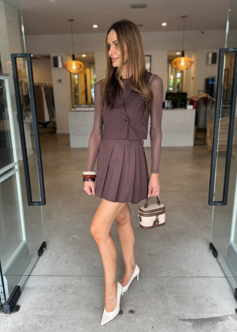 EASTON TAILORED MINI SKIRT