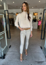 Load image into Gallery viewer, FELIX CASHMERE BOMBER - OATMEAL
