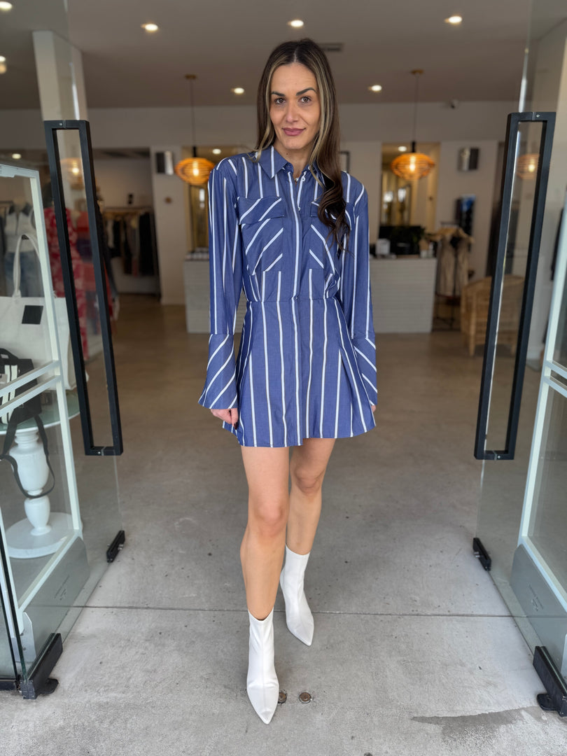 CAMBRIDGE SHIRT MINI DRESS