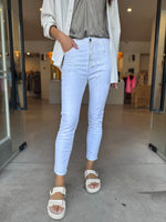 Load image into Gallery viewer, SHINNY MET FRONT JEAN - WHITE
