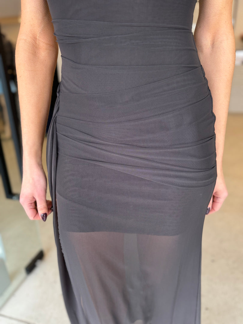 BLAINE DRAPE MAXI DRESS