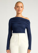 Load image into Gallery viewer, MENDEZ TWO WAY TOP - NAVY
