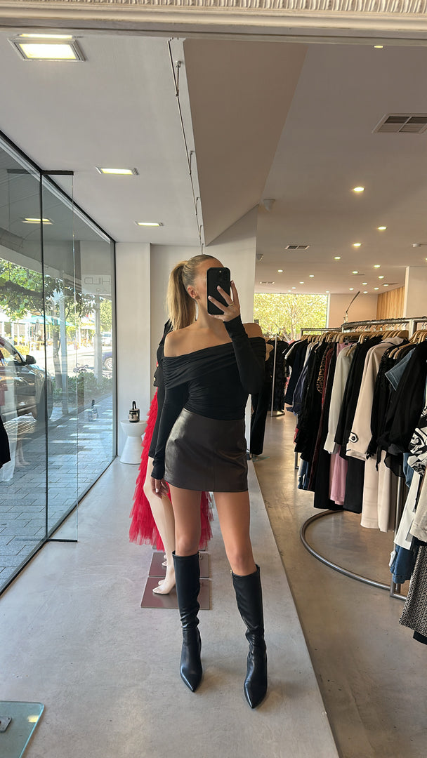 SCYLLA SKIRT BURGUNDY