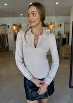 Load image into Gallery viewer, MIMI LS TOP - BEIGE
