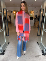 Load image into Gallery viewer, JAX SCARF BLUE RED
