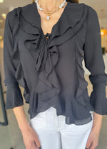 Load image into Gallery viewer, HARPER TOP - BLACK
