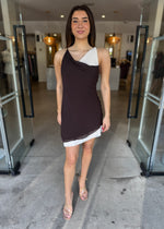 Load image into Gallery viewer, JEHNAYA ASYM MINI DRESS
