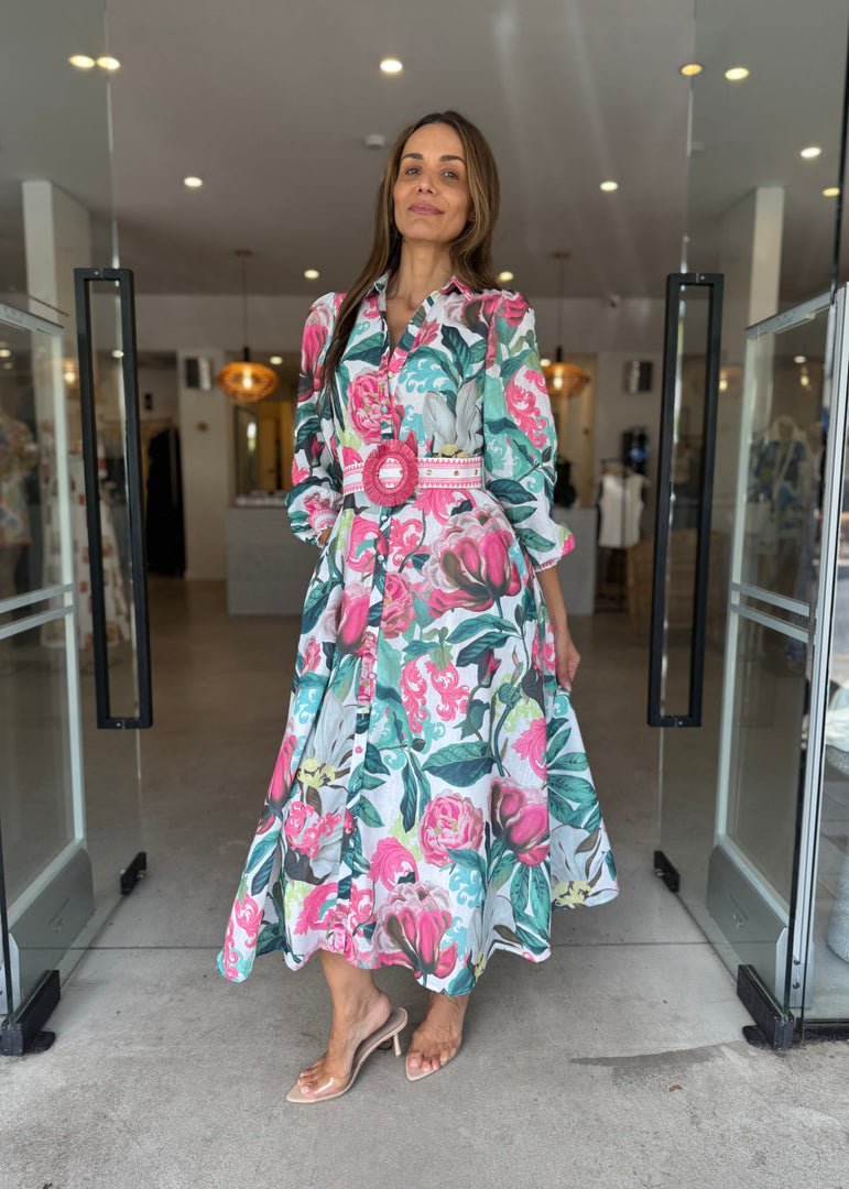 DONATELLA MAXI DRESS - PUNCH