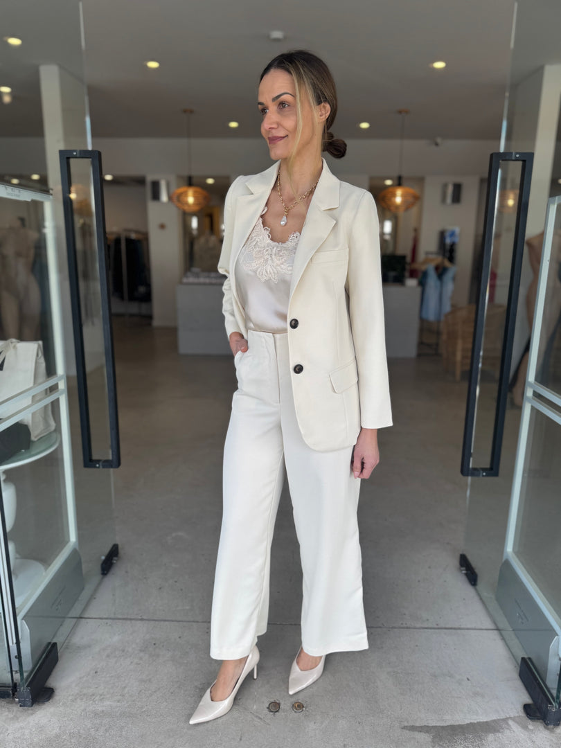 VOYAGE BLAZER - CREAM