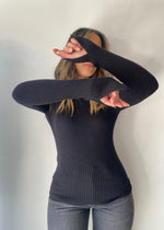 Load image into Gallery viewer, AMIE SWEATER BLACK

