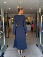Load image into Gallery viewer, EVERETT WAVE KNIT MIDI DRESS
