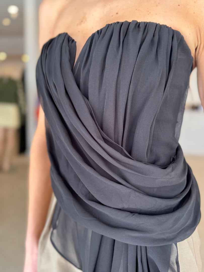AMIAH DRAPE TOP