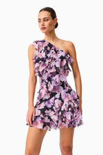 Load image into Gallery viewer, SOLENE ONE SHOULDER MINI DRESS
