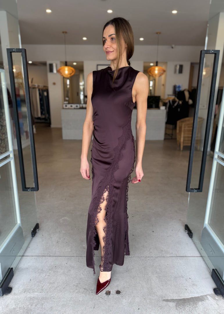 ALLEGRA LACE PANEL DRESS