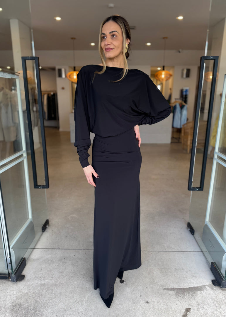 ZEPHYR DRESS - BLACK