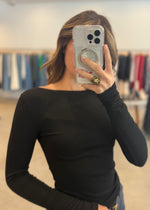 Load image into Gallery viewer, CADEN LS TOP - BLACK
