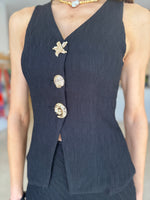 Load image into Gallery viewer, SARANDON SKIRT SET - BLACK
