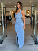 Load image into Gallery viewer, SABINE DENIM DRESS
