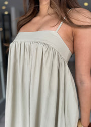 SIENNA MAXI DRESS - ARTICHOKE