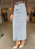 Load image into Gallery viewer, VERONA DENIM MAXI SKIRT
