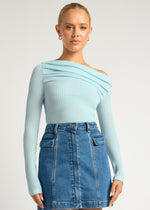 Load image into Gallery viewer, MENDEZ TWO WAY TOP - PALE BLUE
