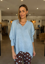 Load image into Gallery viewer, WILTSHIRE KNIT - ICE BLUE
