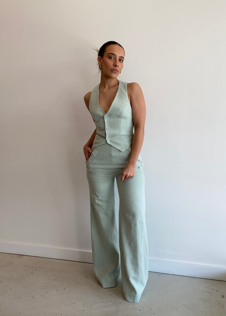 FRANKA VEST PEPPERMINT