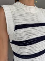 Load image into Gallery viewer, VEDA STRIPE KNIT MIDI DRESS
