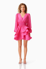 Load image into Gallery viewer, KALANI LS MINI DRESS
