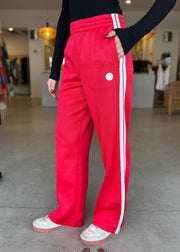 TRICOT TRACKPANT - STRAWBERRY