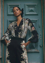 Load image into Gallery viewer, ESPADA COTTON SILK BLOUSE PRINT

