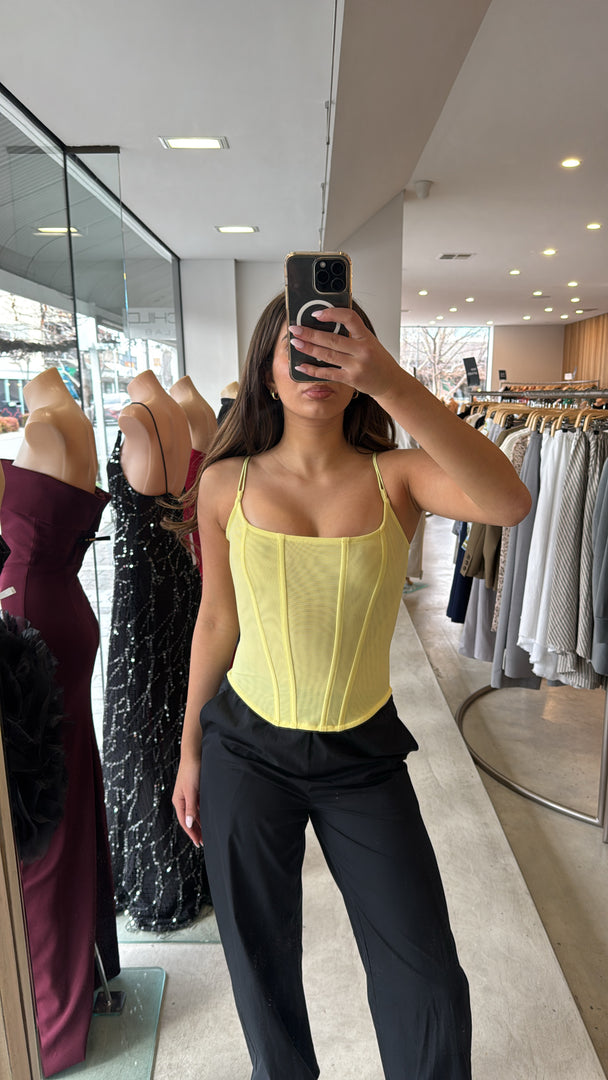 FANTASY BUSTIER - CITRON
