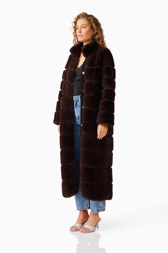 DAPHNE COAT - BROWN