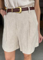 CONSTANCE SHORT - BEIGE