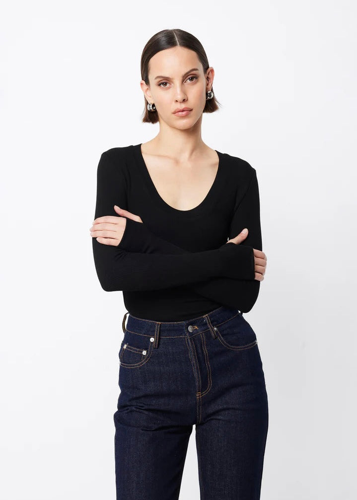 LINCOLN TOP - BLACK