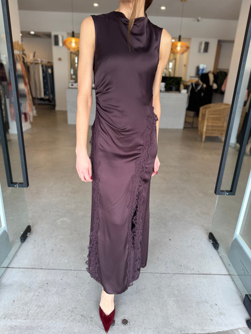 ALLEGRA LACE PANEL DRESS