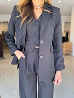 Load image into Gallery viewer, BETTINA RELAXED BLAZER BLACK
