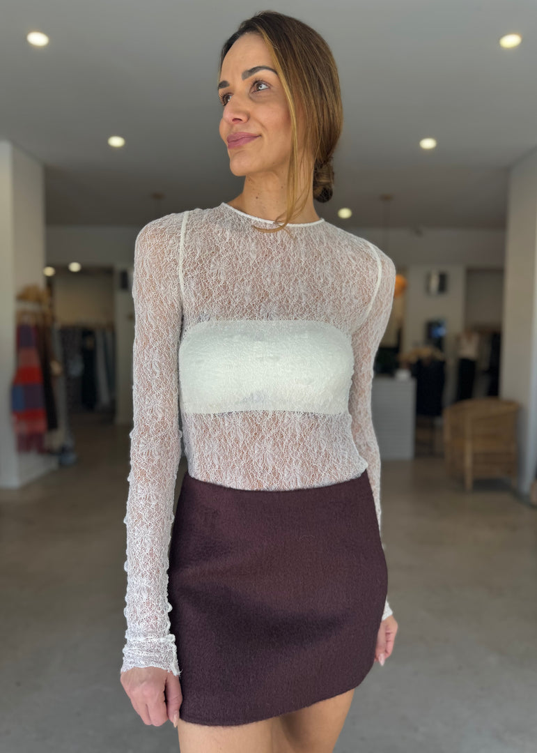 HAILEY WOOL SKIRT
