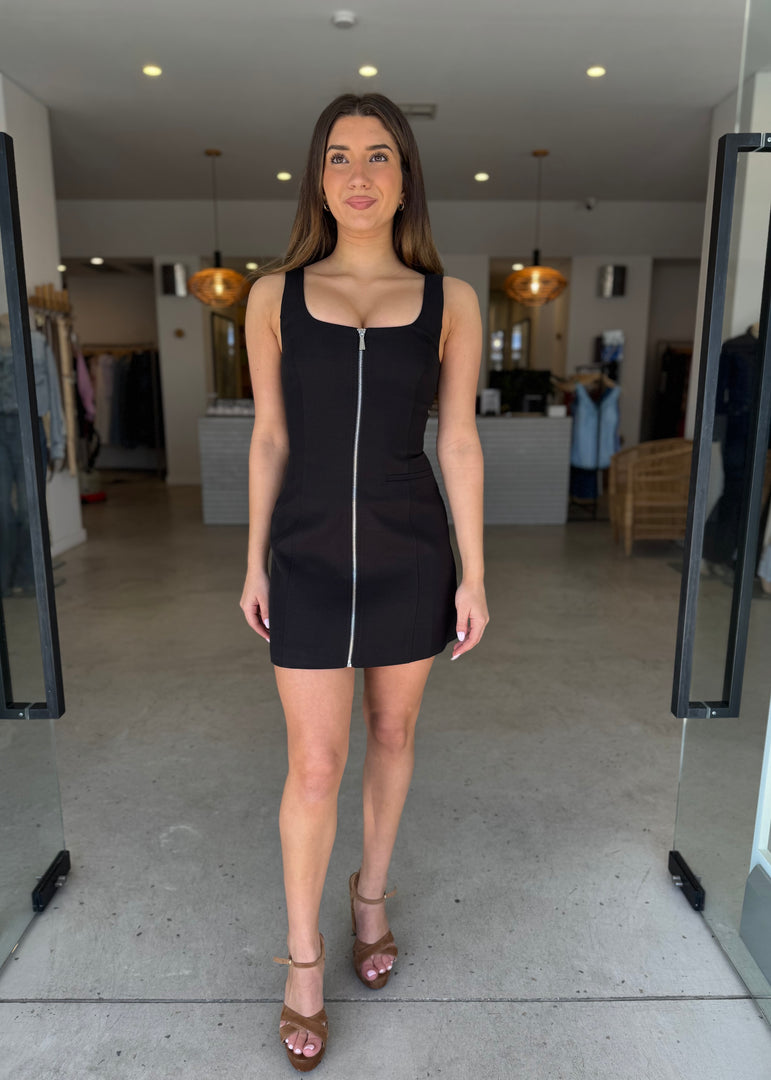 LINA MINI DRESS - BLACK