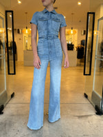 Load image into Gallery viewer, FIT FOR SUCCESS PALAZZO JUMPSUIT BLUE
