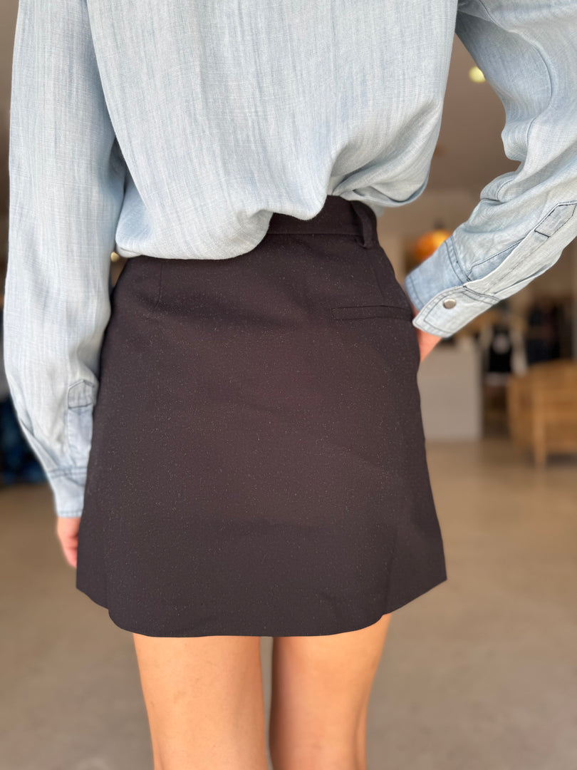 ORLA MINI SKIRT - BLACK