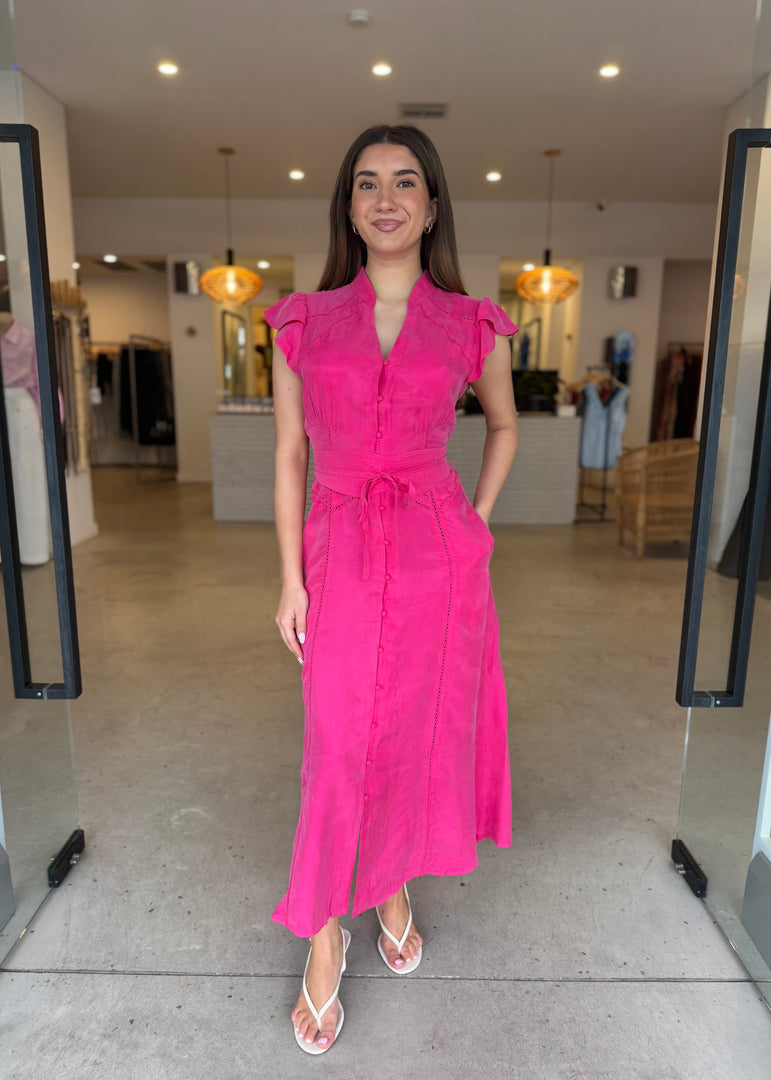 ATHENA CUPRO DRESS