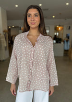 Load image into Gallery viewer, HEART COTTON SHIRT - ROSA
