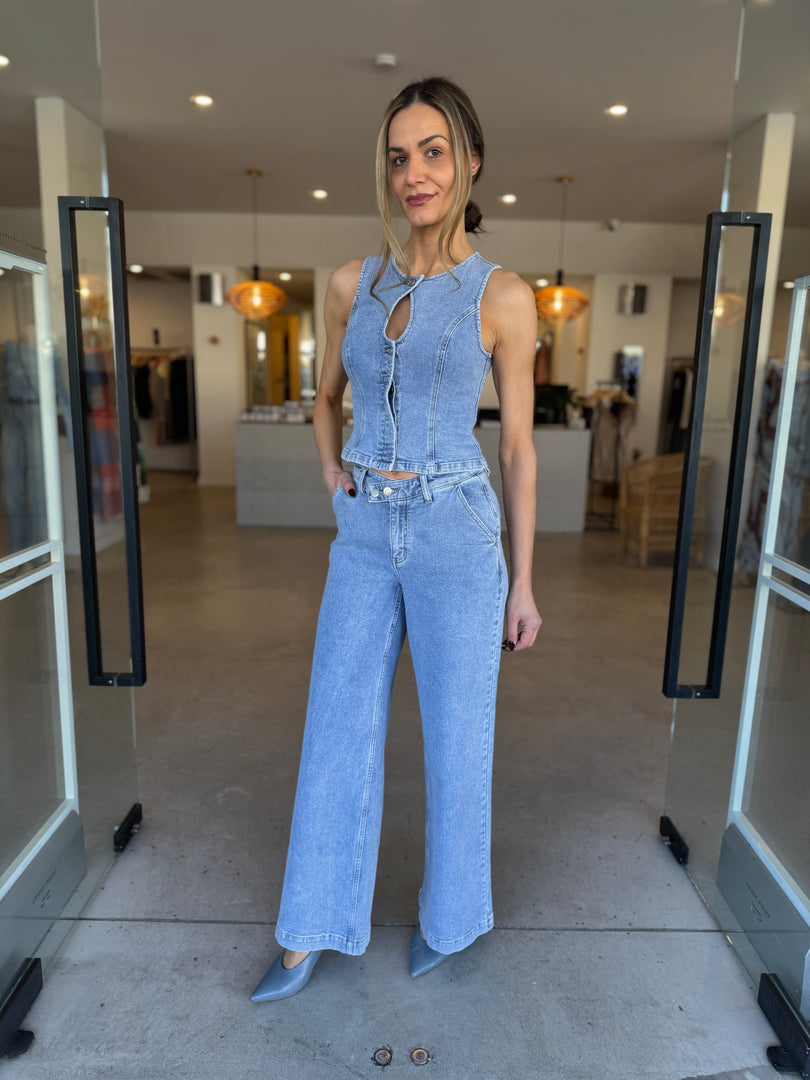 ETCH DENIM JEAN