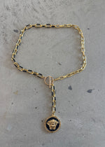 Load image into Gallery viewer, ADELINA NECKLACE  BLACK GOLD
