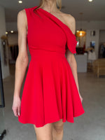 Load image into Gallery viewer, ELINOR OS MINI DRESS - RED

