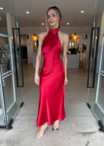Load image into Gallery viewer, EVIANNA DRESS - CHERRY
